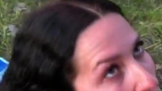 Sucking a Big Cock at Sunset in the Beautiful Outdoors - DirtyxDahlia