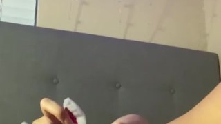 D.VA Bunny Fills up her TIGHT hole and plugs butt with light up plug