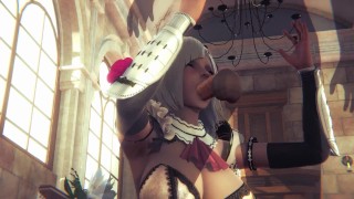 Genshin's maid Noelle serves you