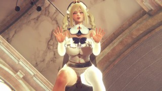 Genshin Barbara heals your cock until it cum