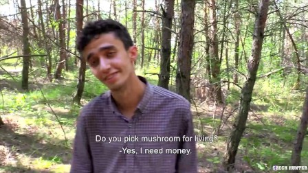 Czech Hunter 561 - Twink Picks Mushrooms In The Woods & He Comes Across A Guy Who Offers Money For S