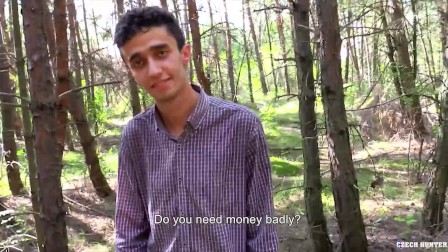 Czech Hunter 561 - Twink Picks Mushrooms In The Woods & He Comes Across A Guy Who Offers Money For S