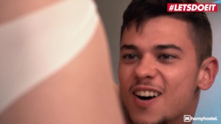 HORNYHOSTEL - Huge Tits Blonde Babe Paola Hard Perfect Ass Gets Anal