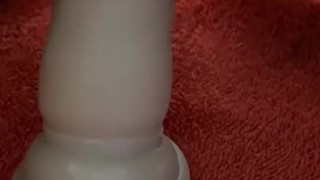 Milf toys with a toy