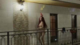 I just decided to dance naked!