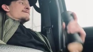 Fucked this fleshlight so hard in public (huge blast) 