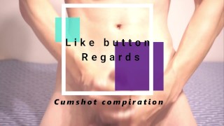 【個人撮影】白いのいっぱい出ちゃいました♡　射精動画まとめPart.1　Hentai Japanese Amateur Hand Job Cumshot compilation