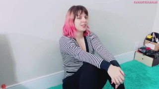 girlfriend's slut sister sucks my cock as soon as her sister leaves and gets cum in her mouth