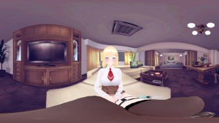 [VR 360 4K] Amelia Watson Hololive Side position