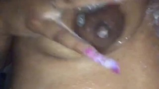 Rubbing On This Caramel Body Daddy