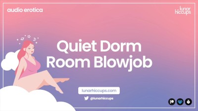 [ASMR] Quiet Dorm Room Blowjob [Audio Roleplay]