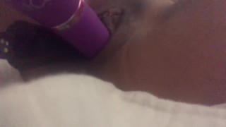 Stuffing my wet pussy