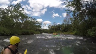 Guy gets fucked by a river in costa rica