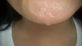  ASMR fetish spit drooling blowjob (Jennyfer Queen)