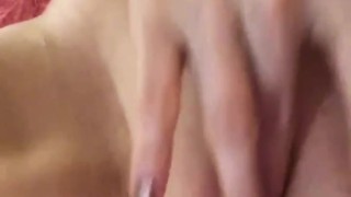 Woman in Lingerie Suck Sex Toy and Fingering Pussy - Closeup