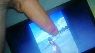 Masturbandome con las fotos de mi hermanastra