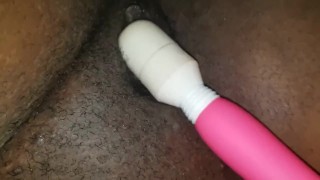 Creamy ebony pussy