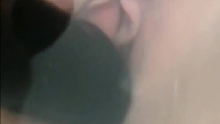 Lockdown Archives - Teasing my pussy with my big dildo making my cunt gape in the bath loud moaning