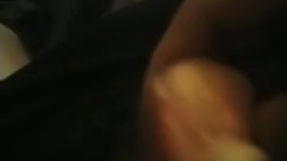 Playing with my soft cock trying to get hard to fuck my girlfriend