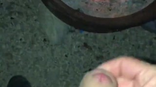 Desperate to put out the fire, no water available so I Jizzed & Pissed on the fire to put it out