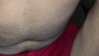 Hot guy Cums buckets with Hitachi cupped to his balls.