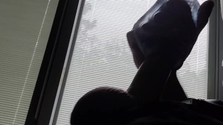 60fps Loud Guy Monaning with Big Balls and Nice Cock