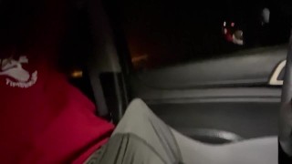 Pulled over on highway too horny to wait 