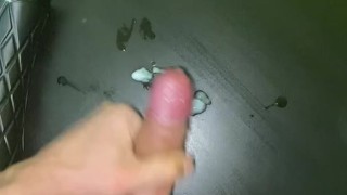 Boy plays with fleshlitl and shoots sperm