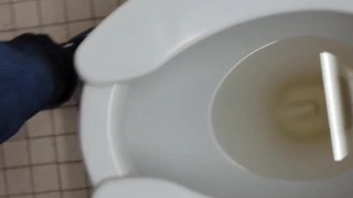 Peeing at rest area