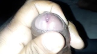 I use a rubber band as a cock ring
