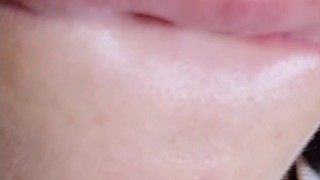 sexy italian mouth, cucumber blowjob