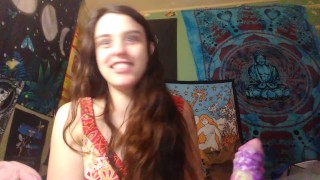 Silly Crazy Dumb Funny Camgirl PinkMoonLust Plays Toys Bad Dragon Spaceship Boom Boom Gonna Get You 