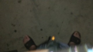 The neighbors have no idea/Outside dildo