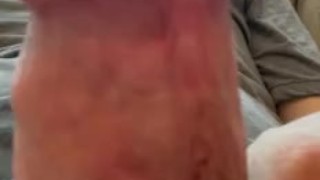 Urethral play sounding my big cock