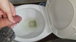 I take another piss(better view of my dick)