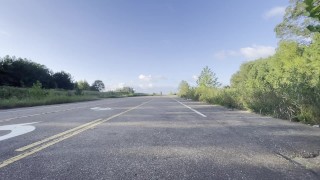 Caught walking naked and jacking on a public road. They stopped and watched me.