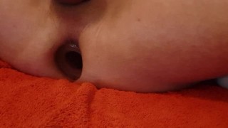 XXL glass ass plug fun