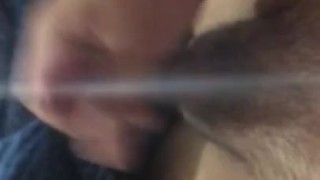 masturbating watching tv while drinking beer