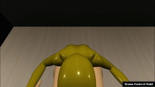 Fuck Nigths At Fredrika's Chica Blowjob Scene