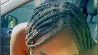 CAUGHT SUCKING DICK IN THE PARKING LOT