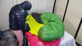 Cum Hoody Parkasite Overfilled down jacket
