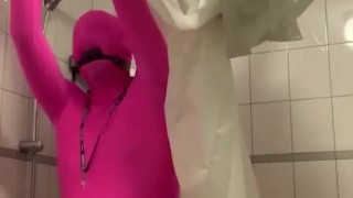 Selfbondage in shower gone wrong (FULL VIDEO ON MY ONLYFANS SEE LINK IN PROFILE)