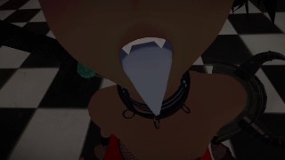 VR Femboy Rides a Dildo and then Lets You Cum Inside