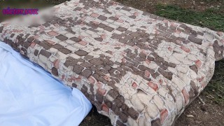 hot sex in nature in front of spectators