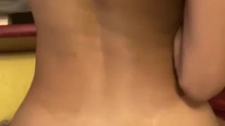 Quick Creampie with my stepdaughter 