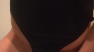 Cum in body and tights