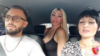 Jennyfer Stone in auto con Ladymuffin e Tommy A Canaglia