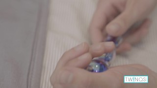 Naughty Teen Twinks Logan And Nico Dildo Fuck And Make Out!