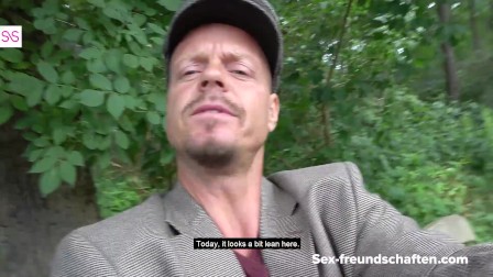 PUBLIC: German FATHER fucks MILF with GLASSES at forest edge (OUTDOOR) - SEX-FREUNDSCHAFTEN