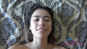 amateur hookup with super hot babe who gets pussy eaten, then sucks and fucks cock (POV) asian Rivera